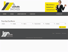 Tablet Screenshot of laplataimoveis.com.br